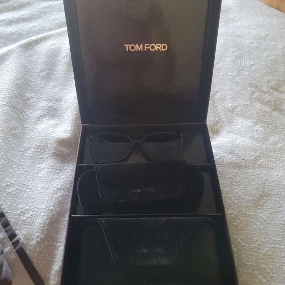 Tom Ford glasses with Sunglass Clip-Ons - Picture 5 of 10